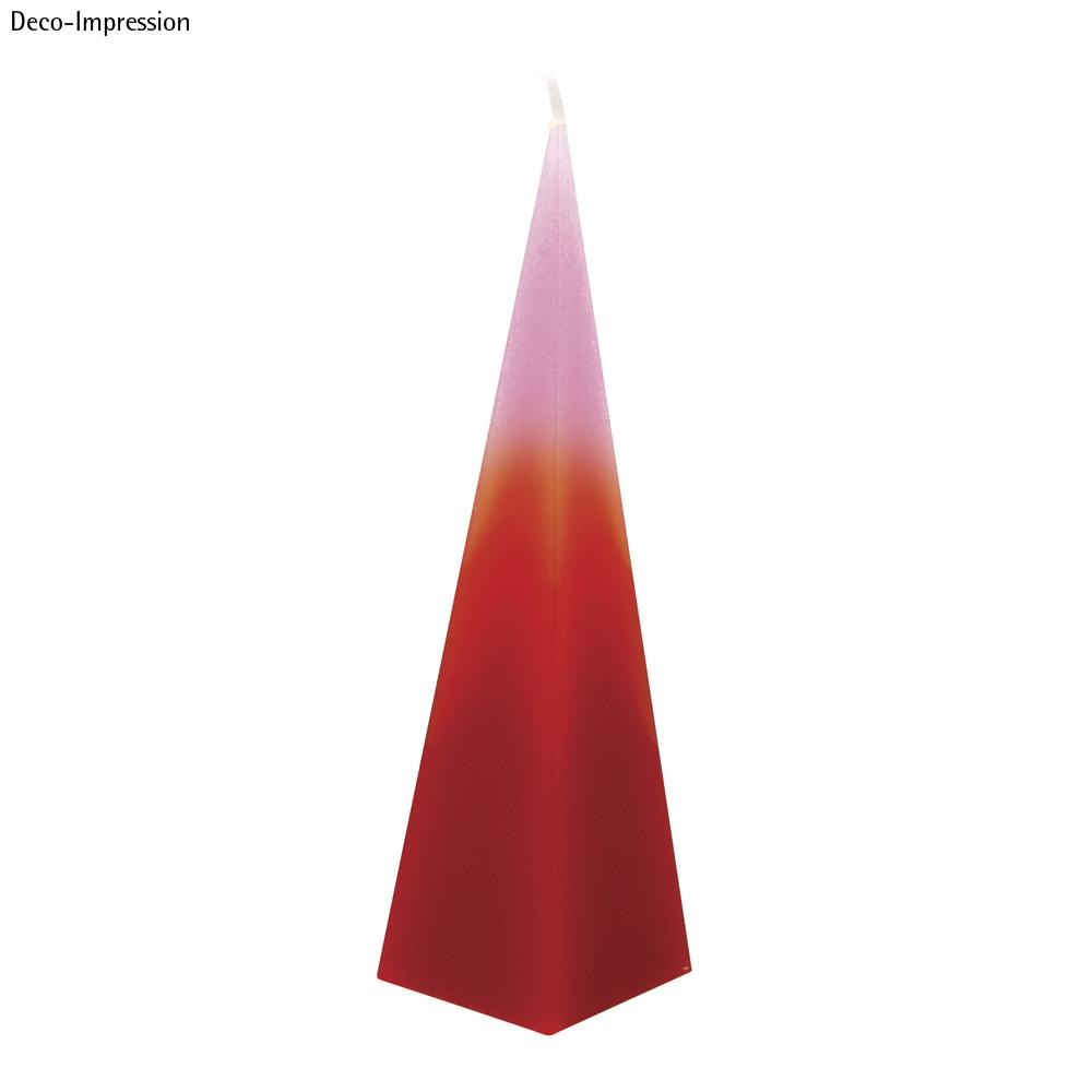 Moule à bougies en plexiglas - Pyramide - 22 cm - 1 pièce