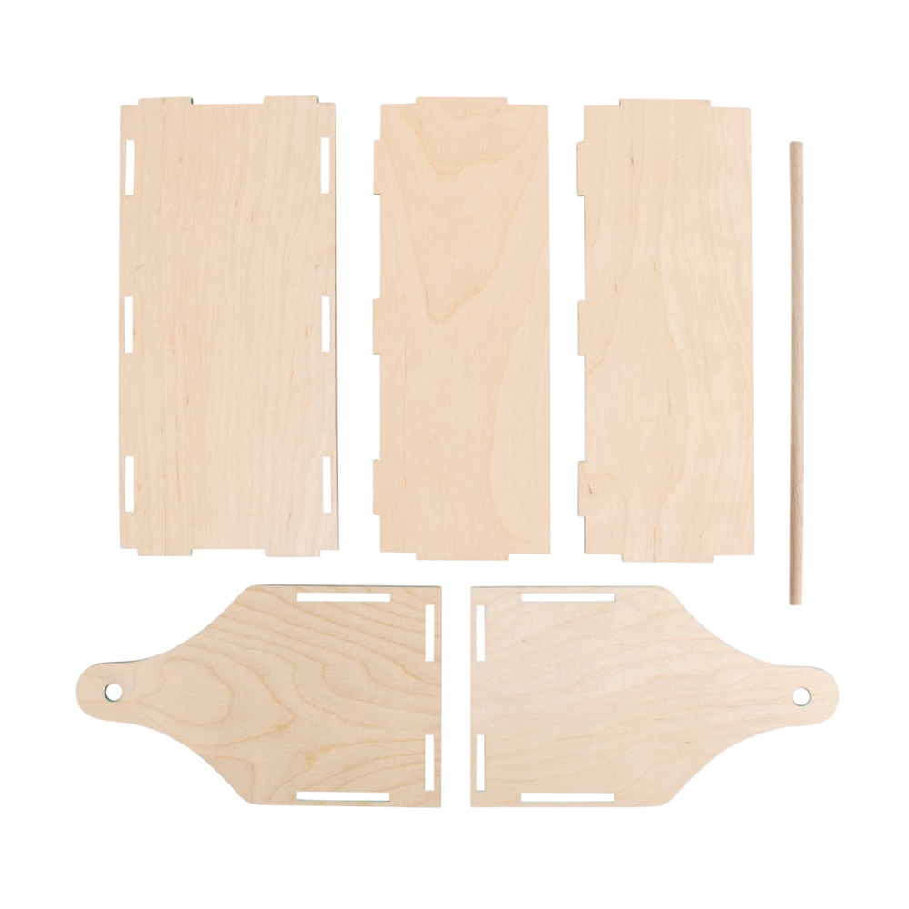 Basic Kit de bricolage 900 Pièces - 25 x 12 x 20 cm - Avec boîte à anses en bois - 1 boîte