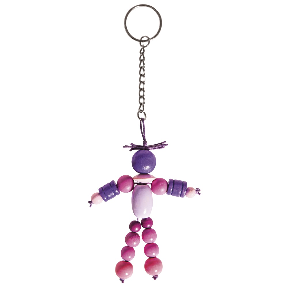 Kit de bricolage : Porte-clés en 19 pièces - 18cm - Petite poupée &quot;Mia&quot; - Sct.-LS 1kit