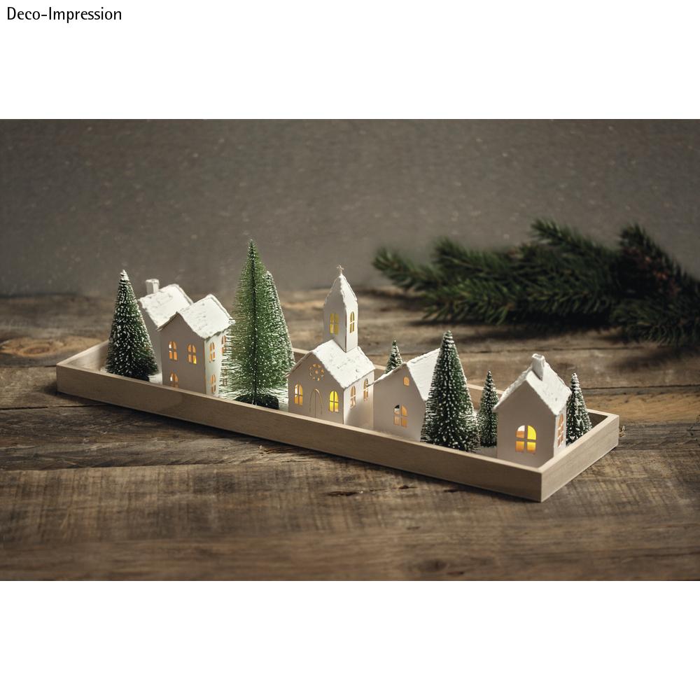 Sapin décoratif enneigé 15cm