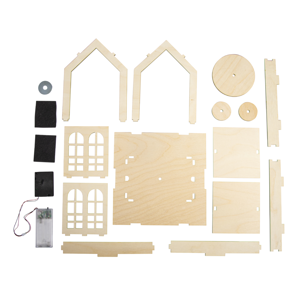 Kit en bois Maison avec plaque tournante