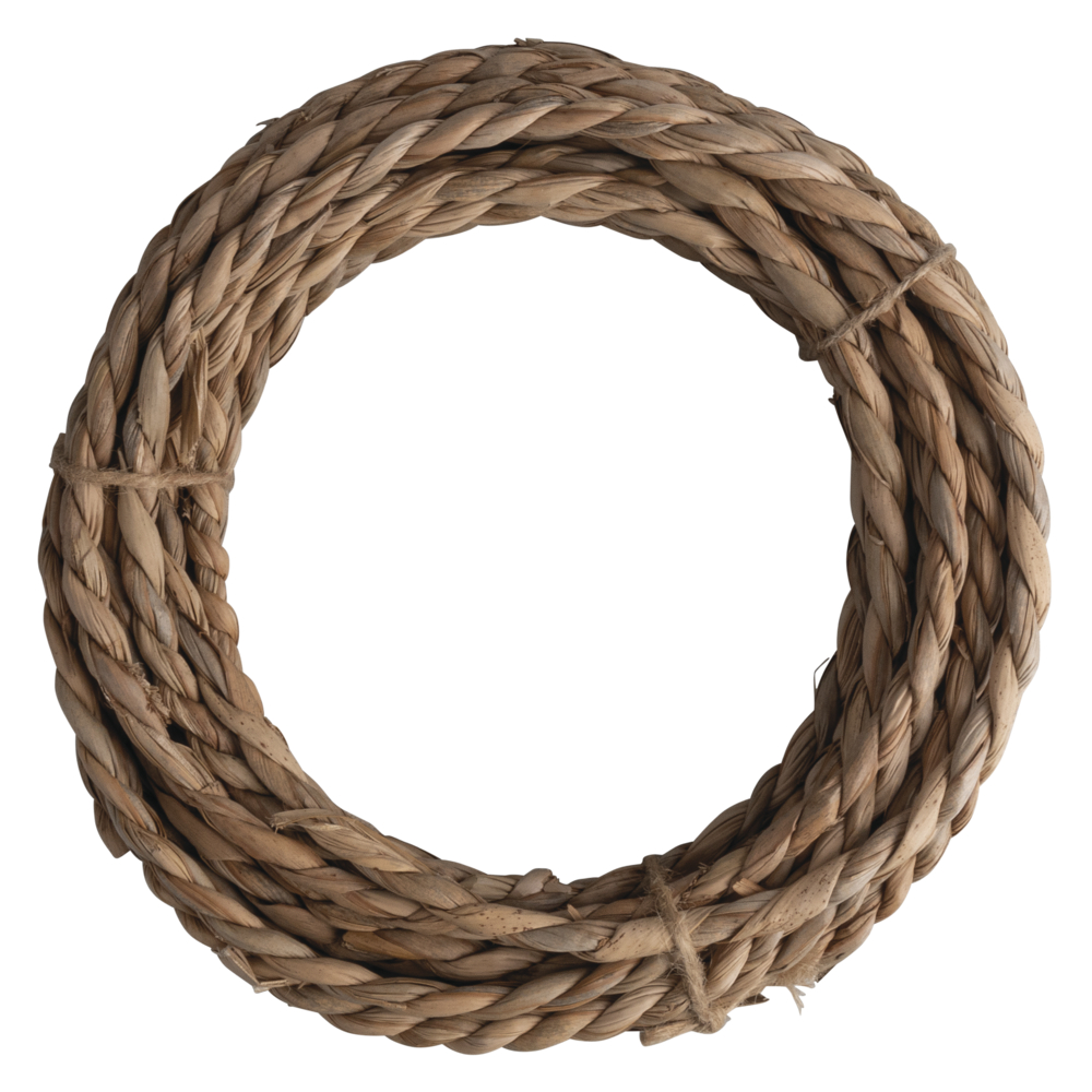 Corde torsadée en jonc de mer