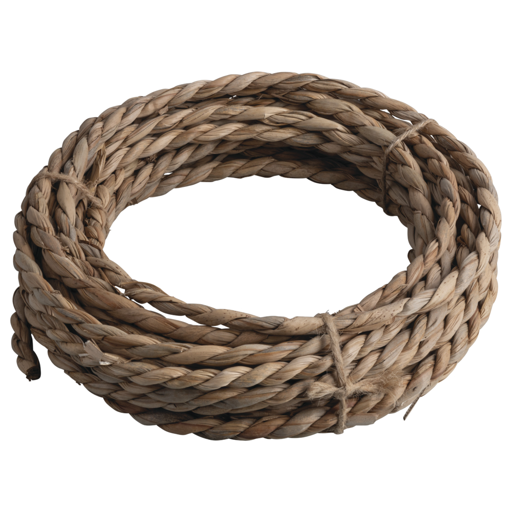 Corde torsadée en jonc de mer