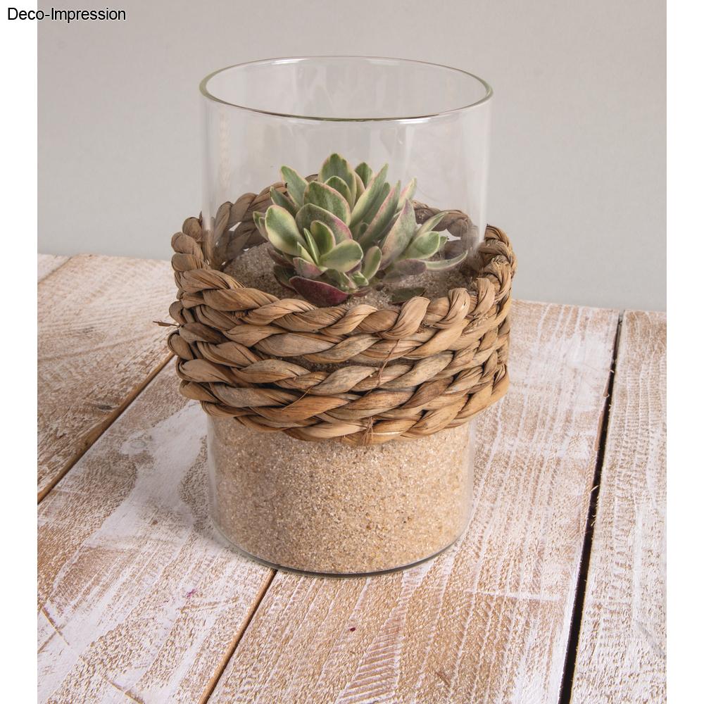 Corde torsadée en jonc de mer