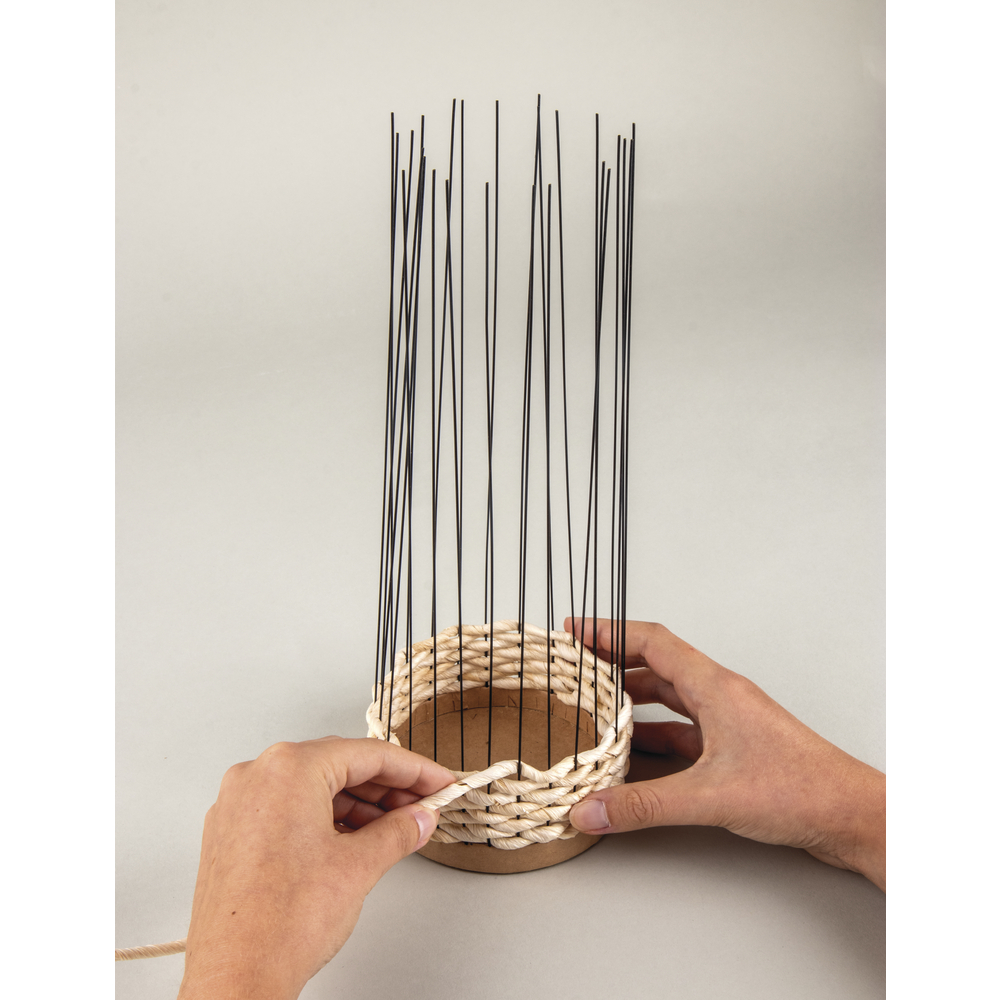 Corde torsadée en feuilles de maïs