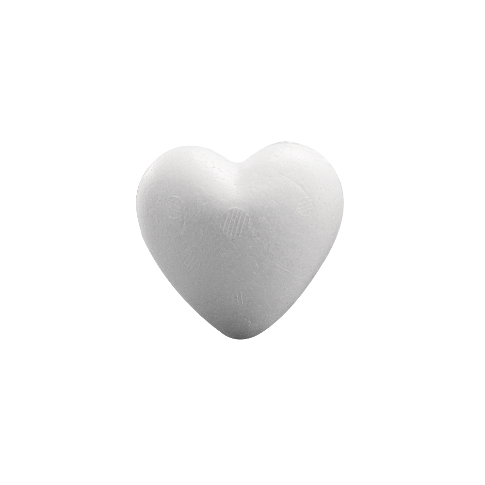 Cœur en polystyrène 9 cm