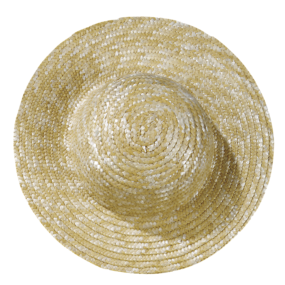 Chapeau en paille 18 cm