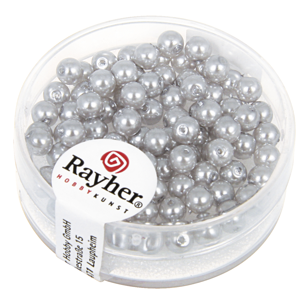 Boule Renaissance 4 mm Gris argenté