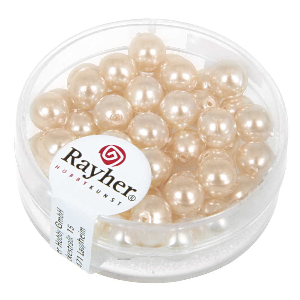 Boule Renaissance 6 mm Rose poudre