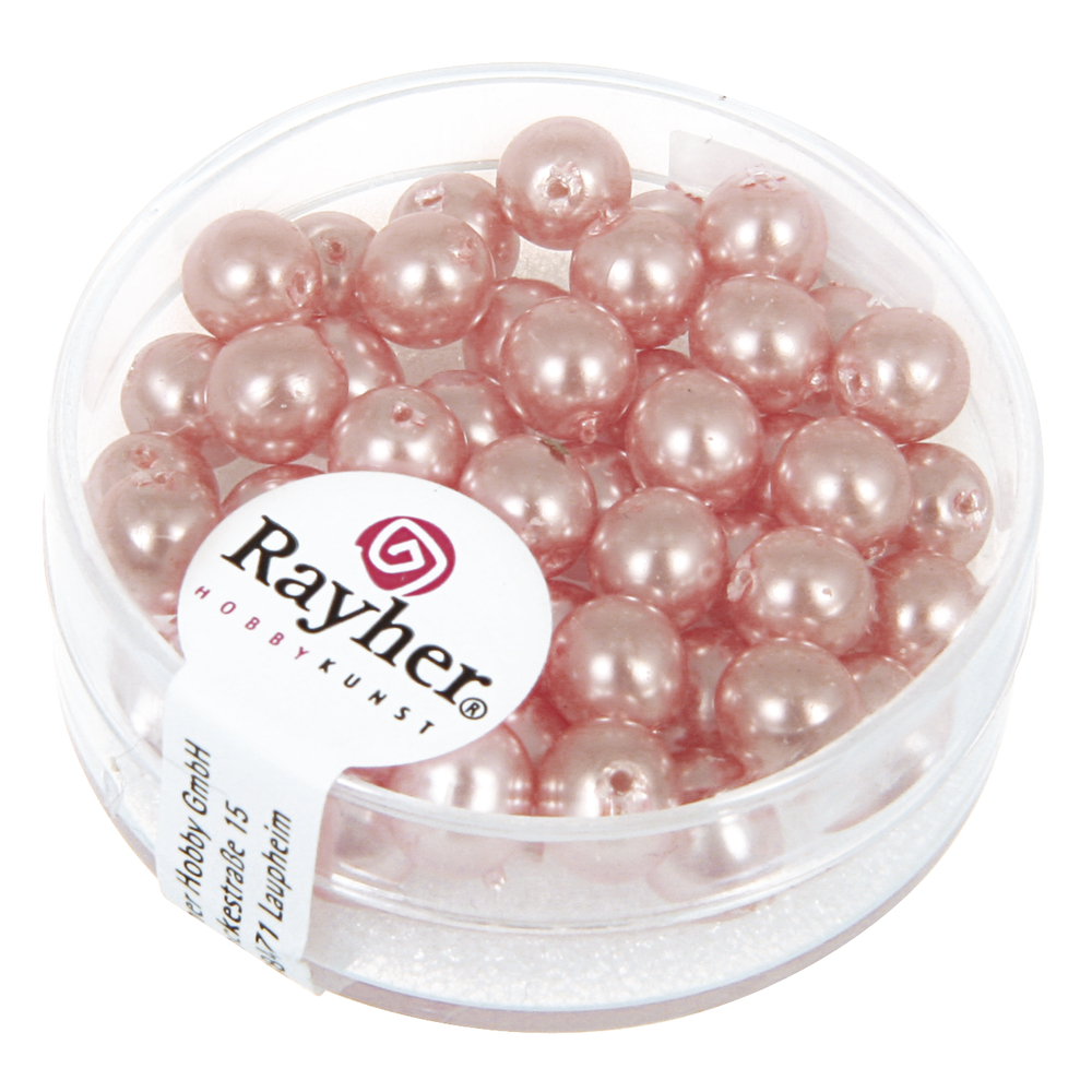 Boule Renaissance 6 mm Rose coquille