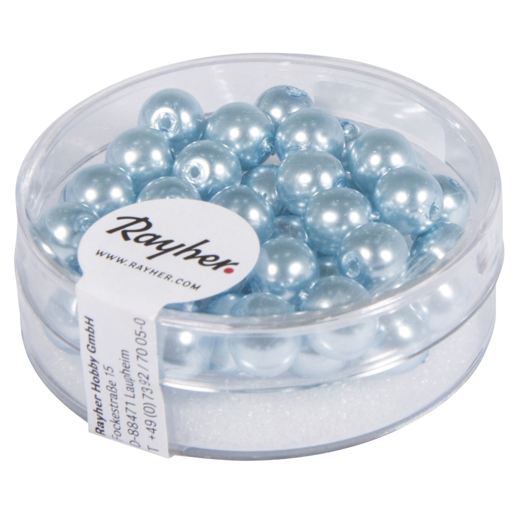 Boule Renaissance 6 mm Bleu clair