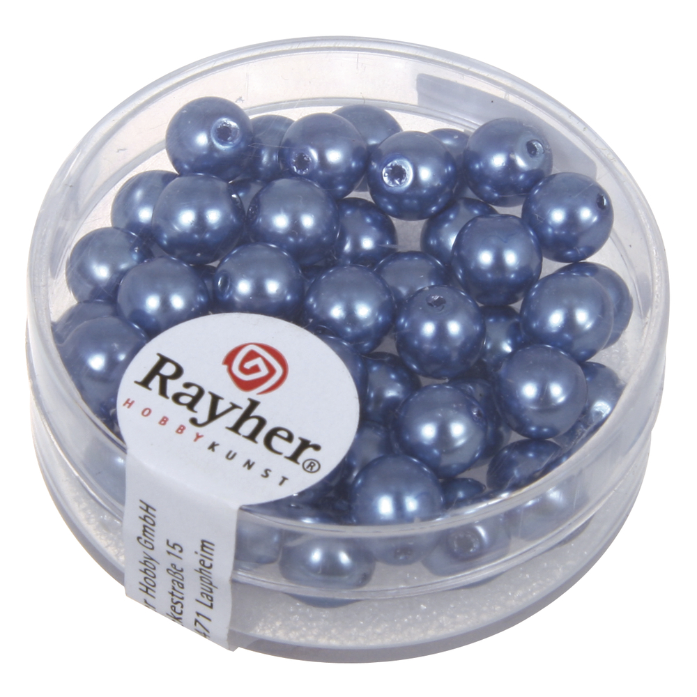 Boule Renaissance 6 mm Bleu azur