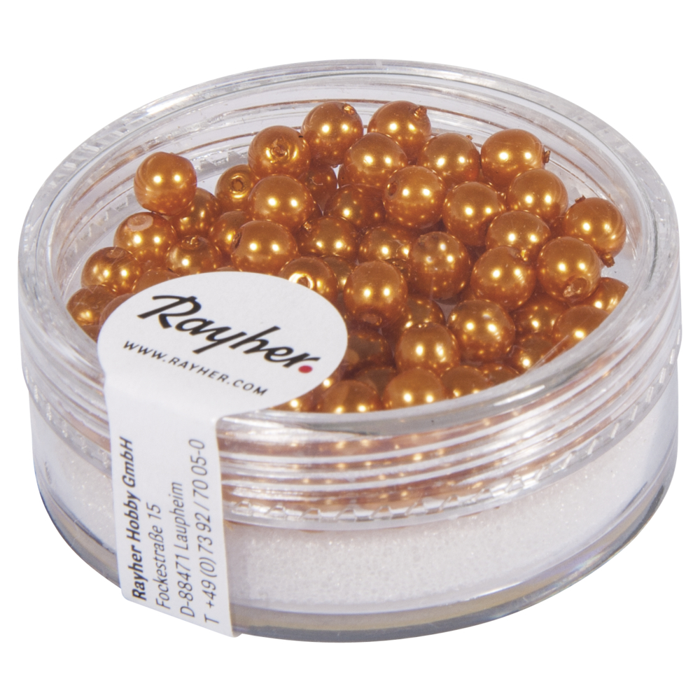 Boule Renaissance 4 mm Jaune d'or