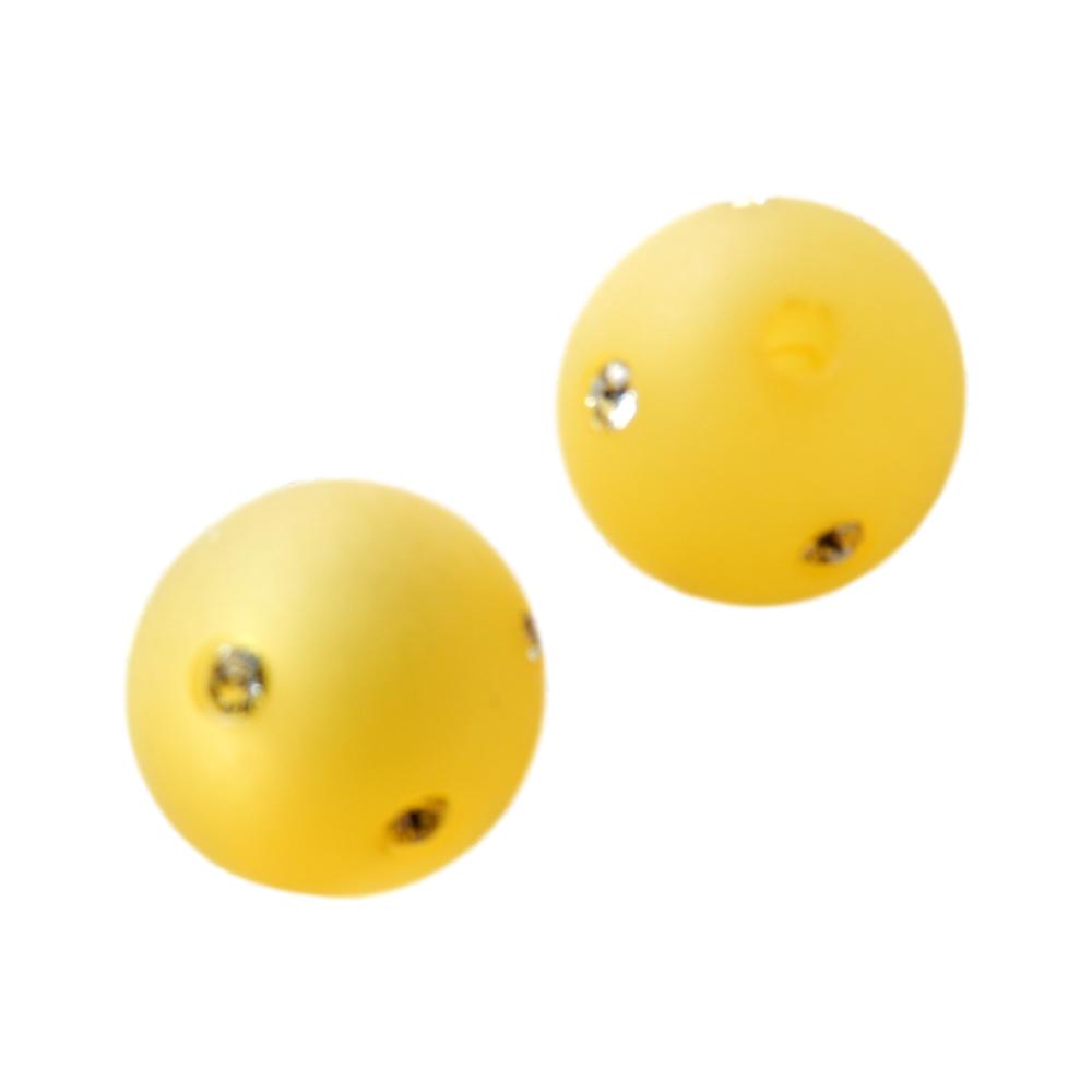 Boule Polaris strass Swarovski Jaune