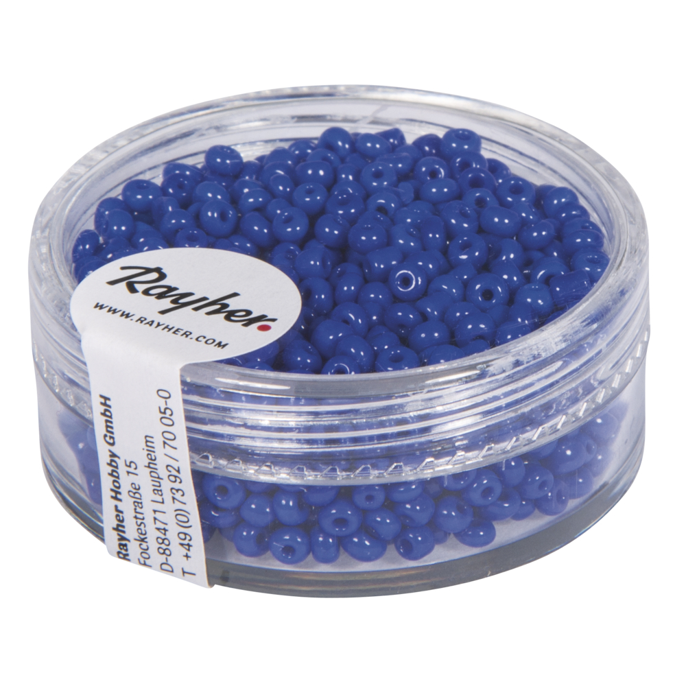 Rocailles 2 mm Bleu foncé