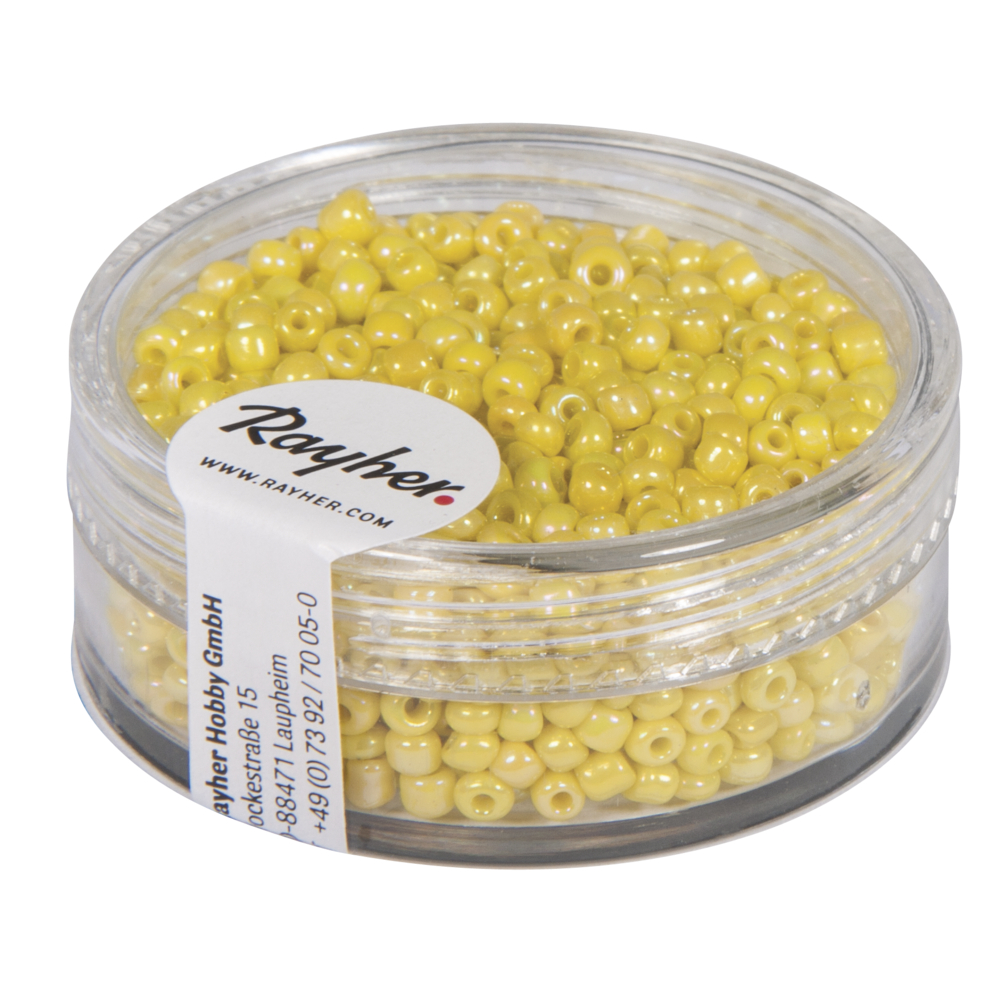 Rocailles 2 mm Jaune