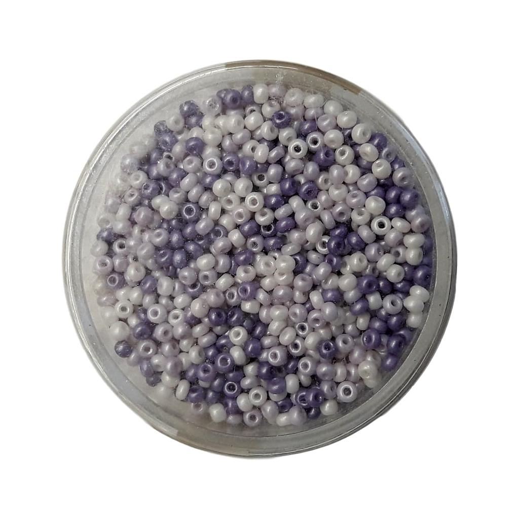 Rocailles 2 mm Teintes lilas
