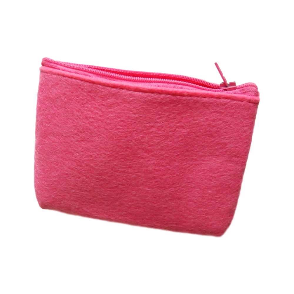 Pochette en feutre Rose