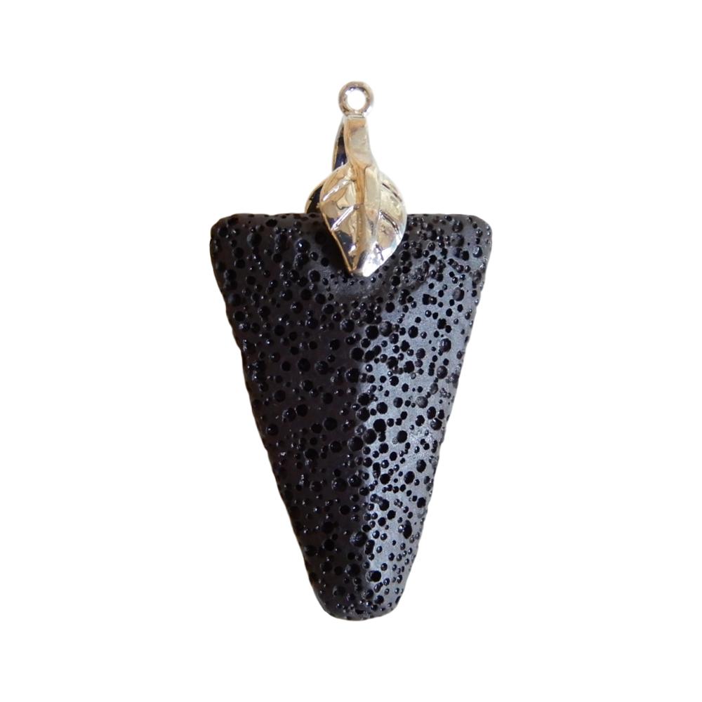 Pendentif Triangle en lave