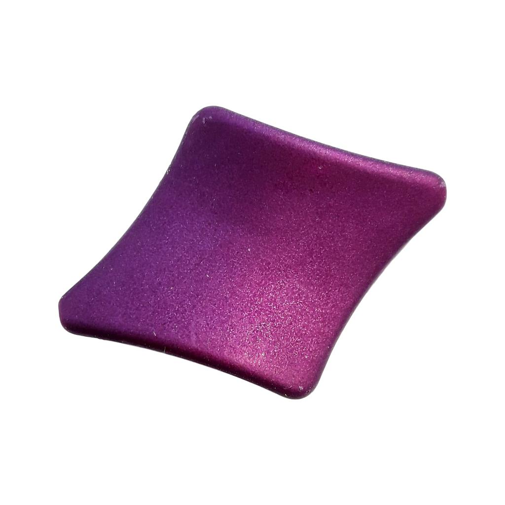 Losange 40 mm Satin violet