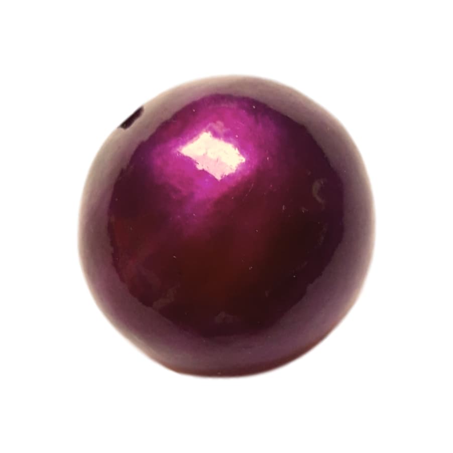 Boule 22 mm Violet nacré