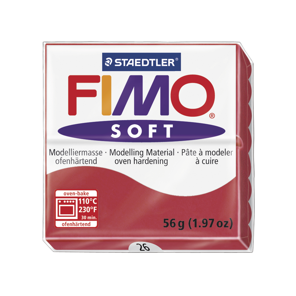 Fimo Rouge cerise