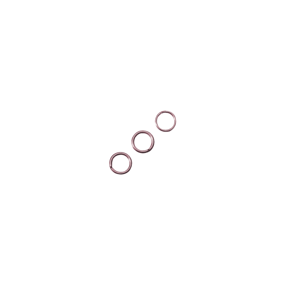 Anneau double 7 mm Or rose