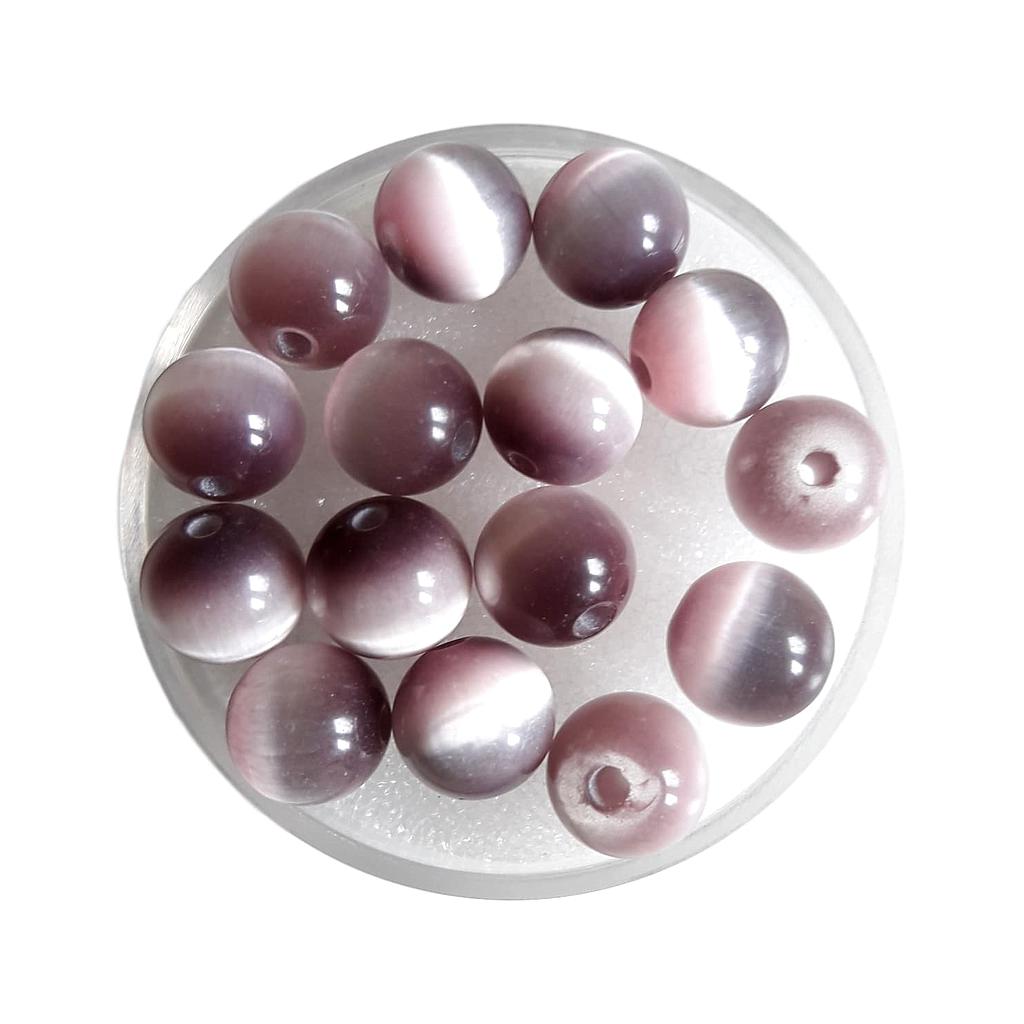 Oeil de chat Boule 8 mm Lilas