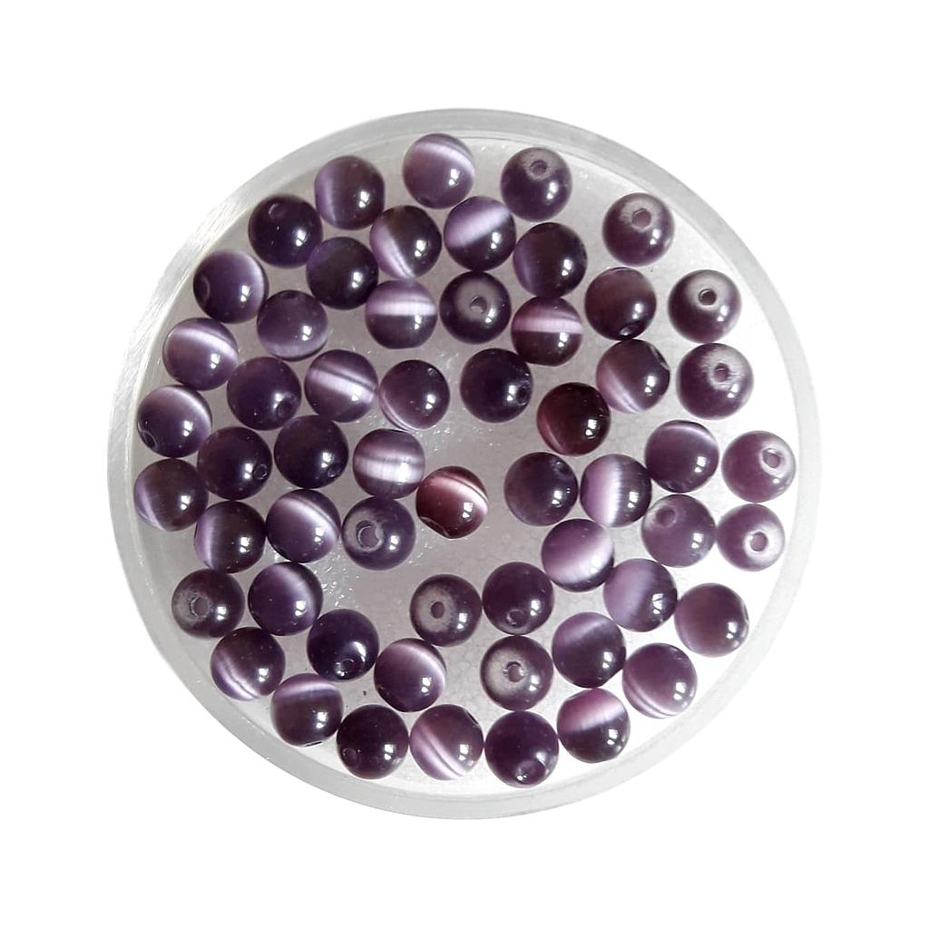 Oeil de chat Boule 4 mm Violet