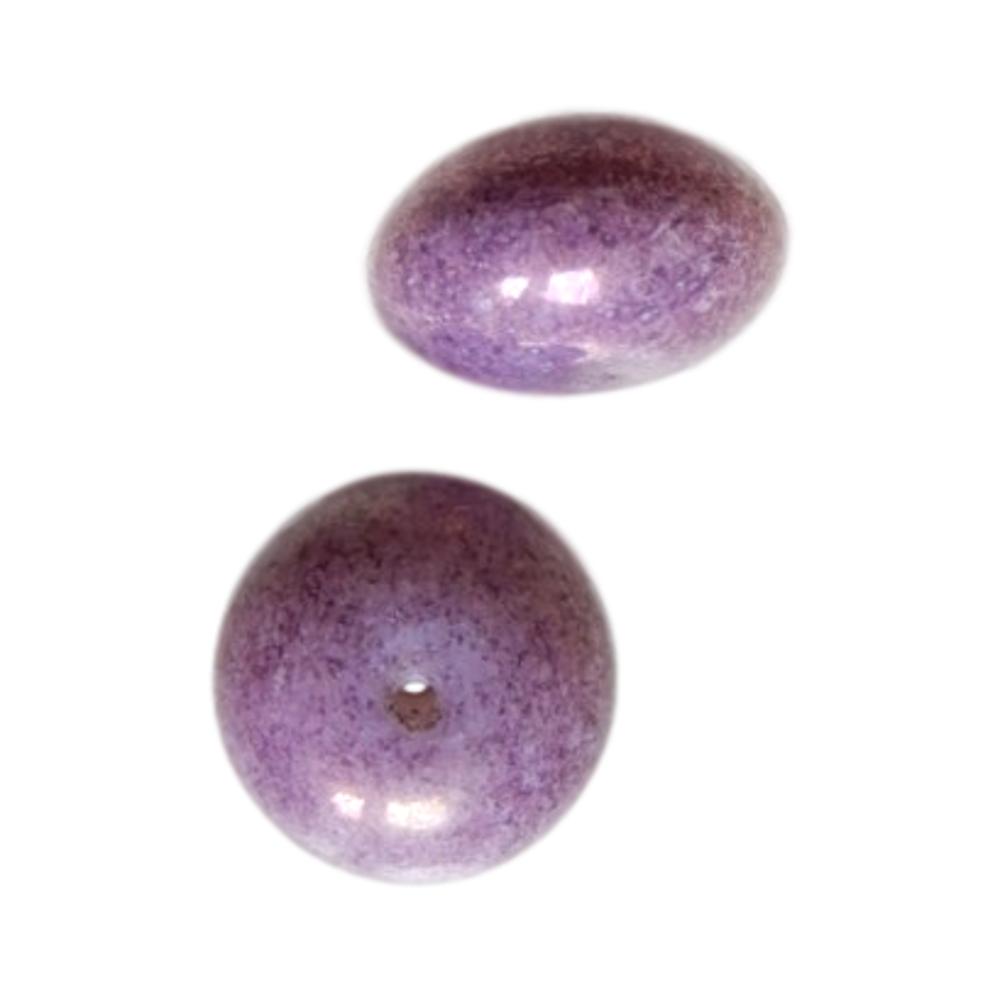 Melon 17 mm Mauve doux lustré