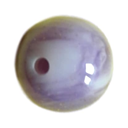 Boule 16 mm Mauve marbré scintillant