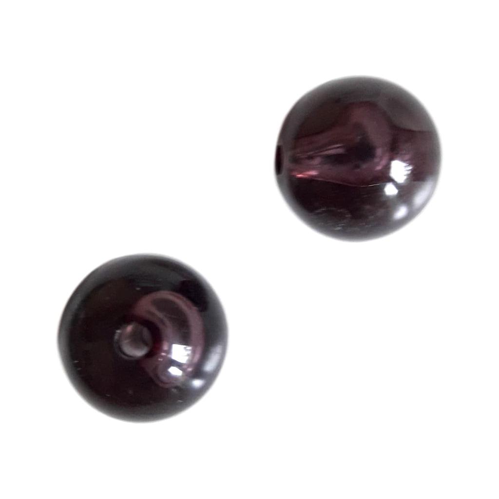 Boule 14 mm Mauve translucide