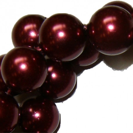 Boule 12 mm Bordeaux