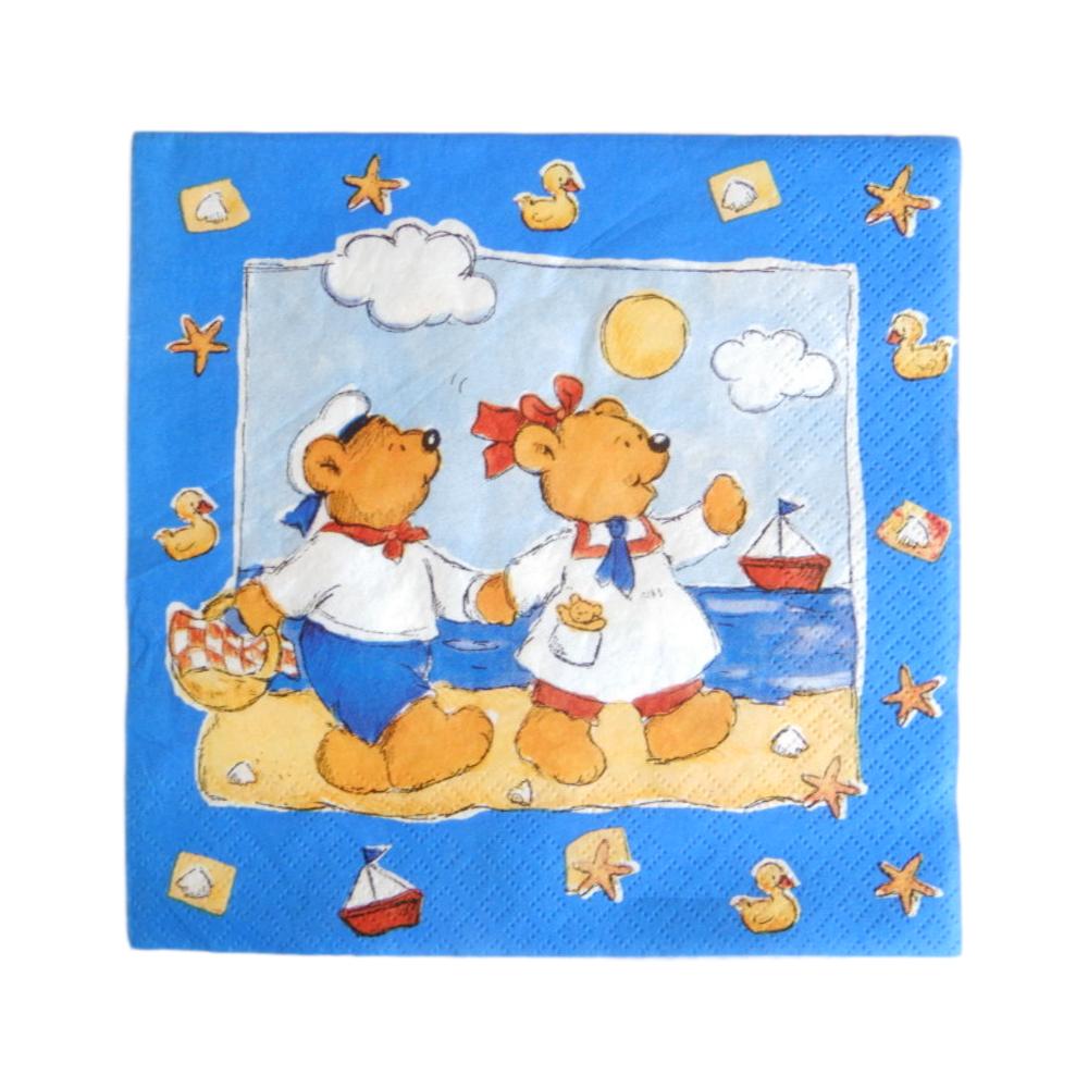 Serviette en papier Oursons