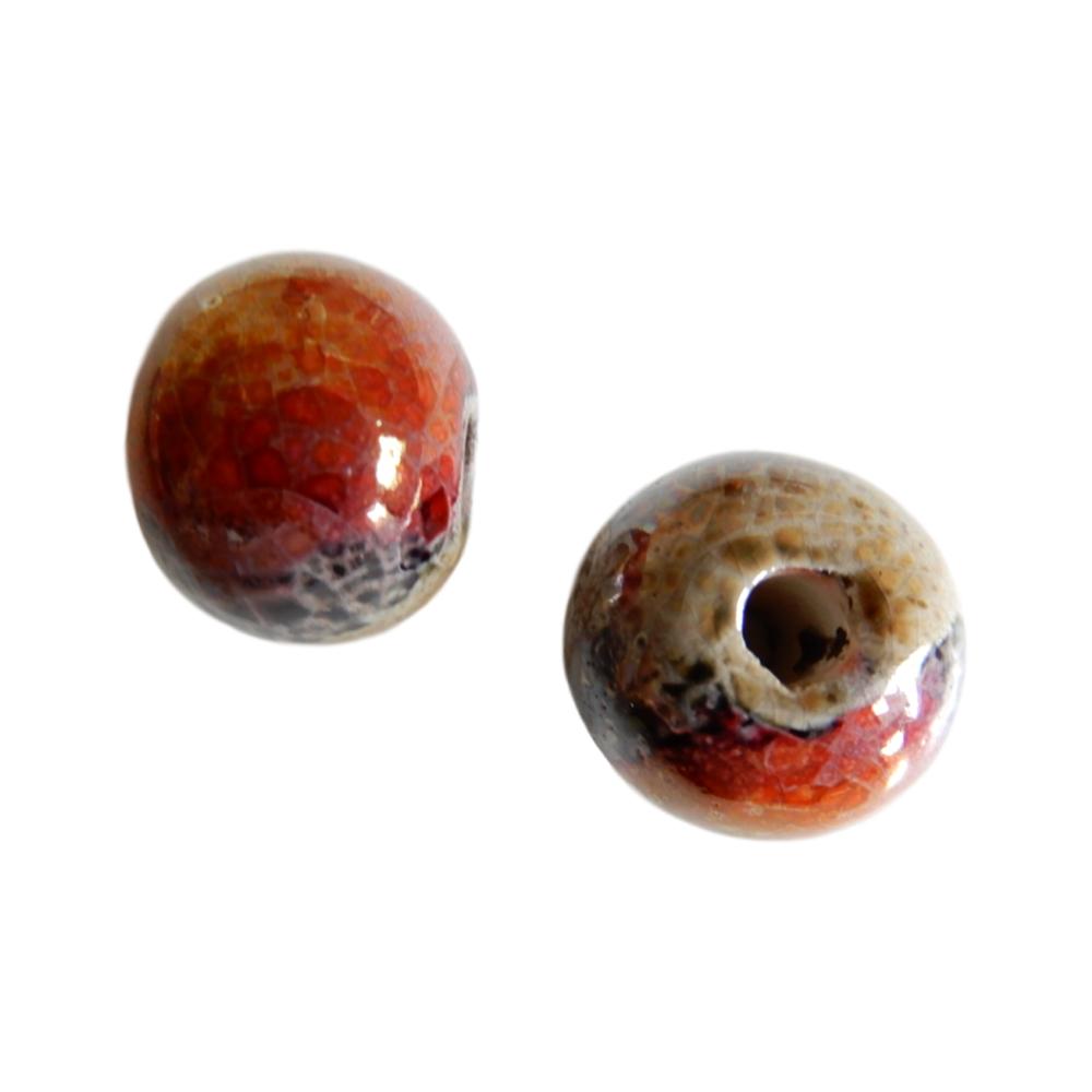 Boule La Boca 17 mm Brun et rouge