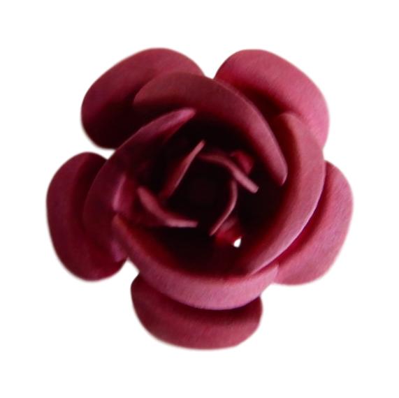 Fleur 15 mm Satin pourpre