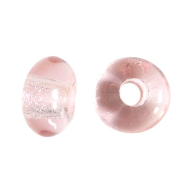 Rondelle 15 mm Rose clair