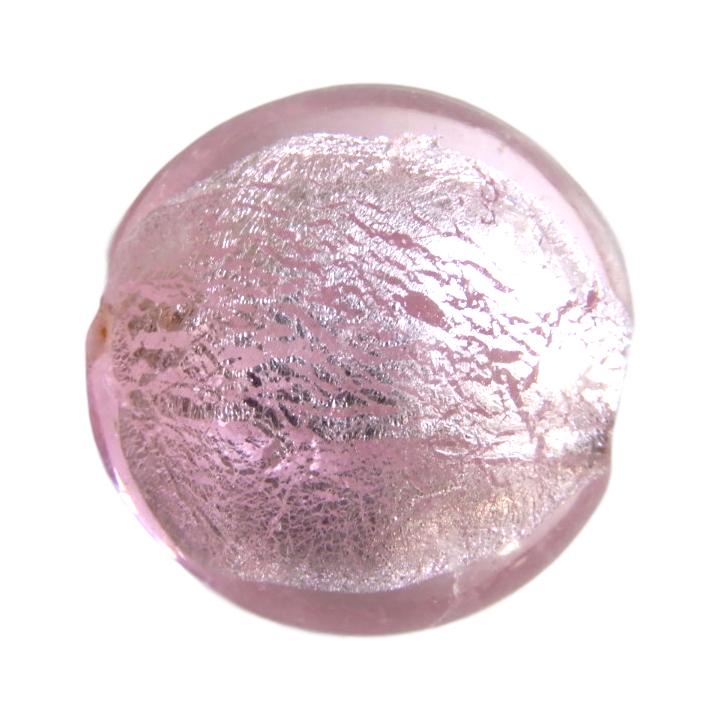 Rond bombé 30 mm Rose