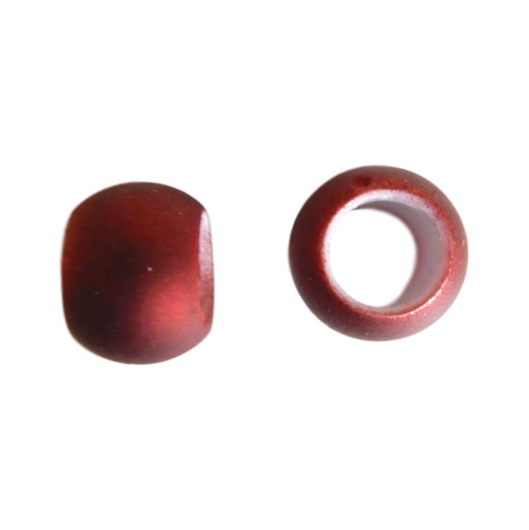 Boule 12 mm Satin rouge