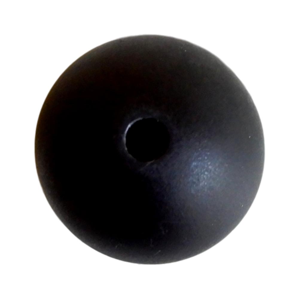 Boule 25 mm Satin noir