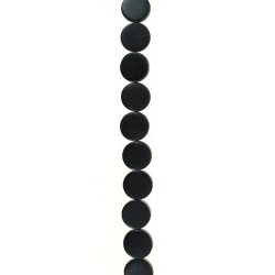 Rond plat 10 mm Noir