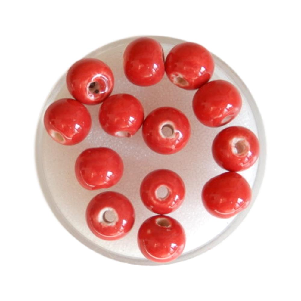 Boule 8 mm Rouge