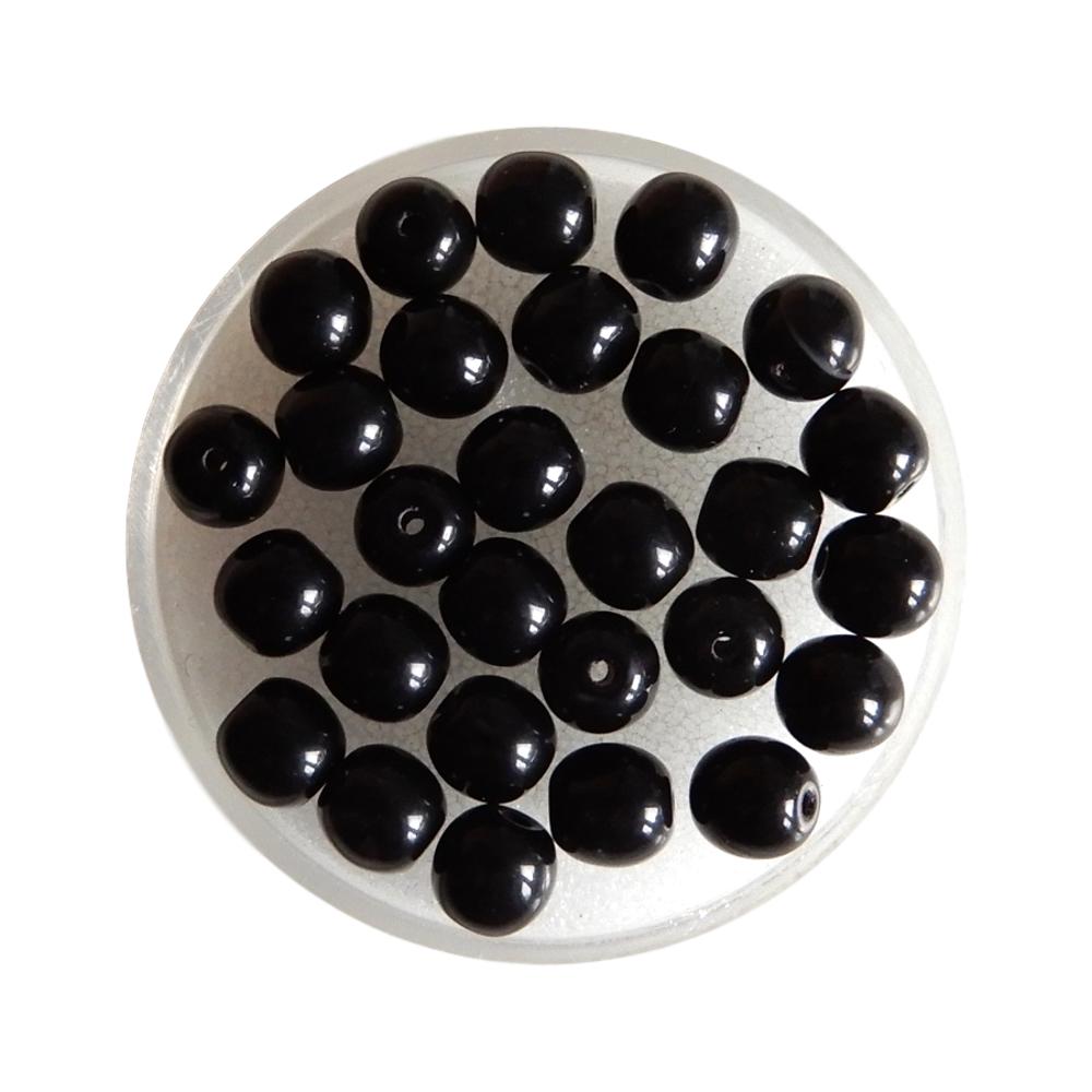 Boule 6 mm Noir