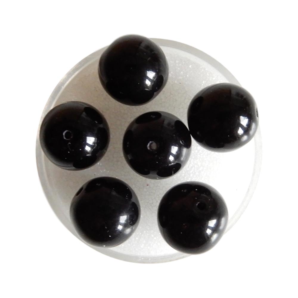 Boule 12 mm Noir