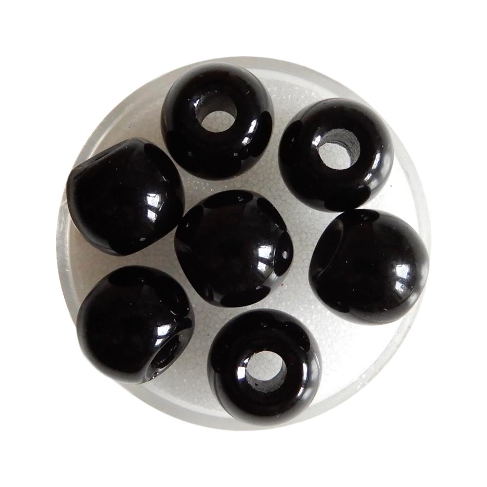 Boule 12 mm Noir