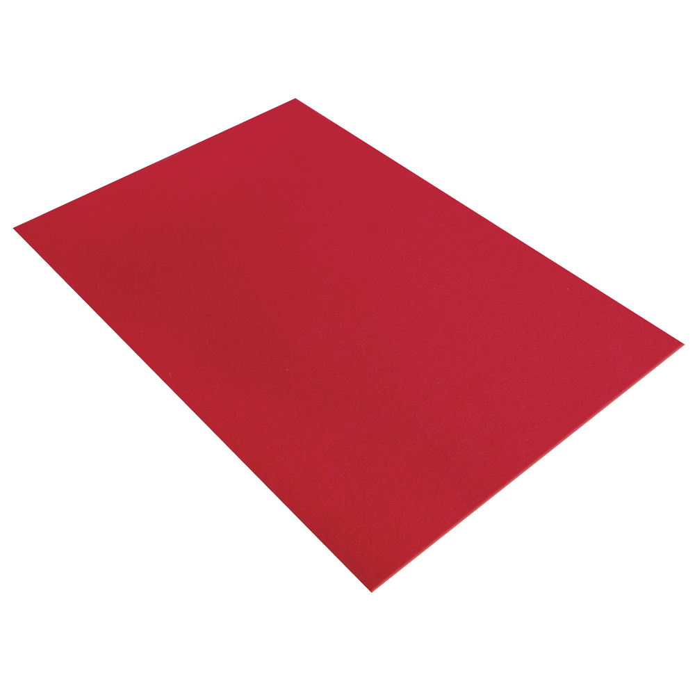 Feutre textile 30 x 45 cm Rouge clair