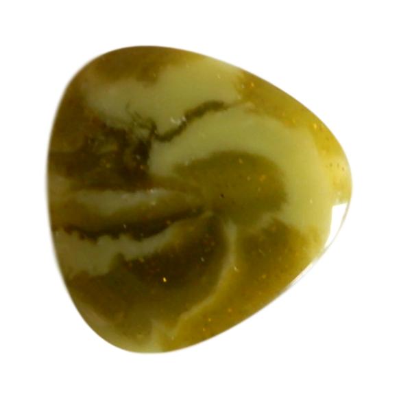 Triangle 20 mm Olive marbré scintillant