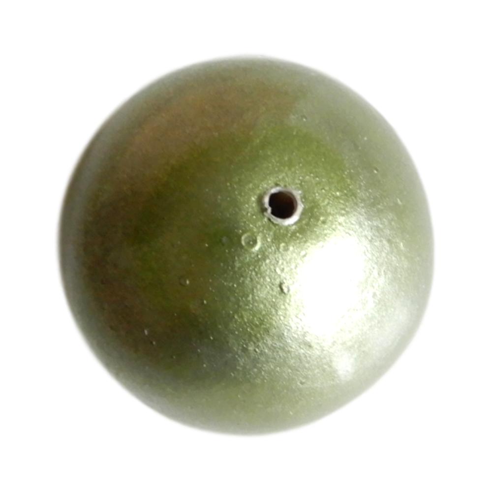 Boule 28 mm Vert pâle nacré