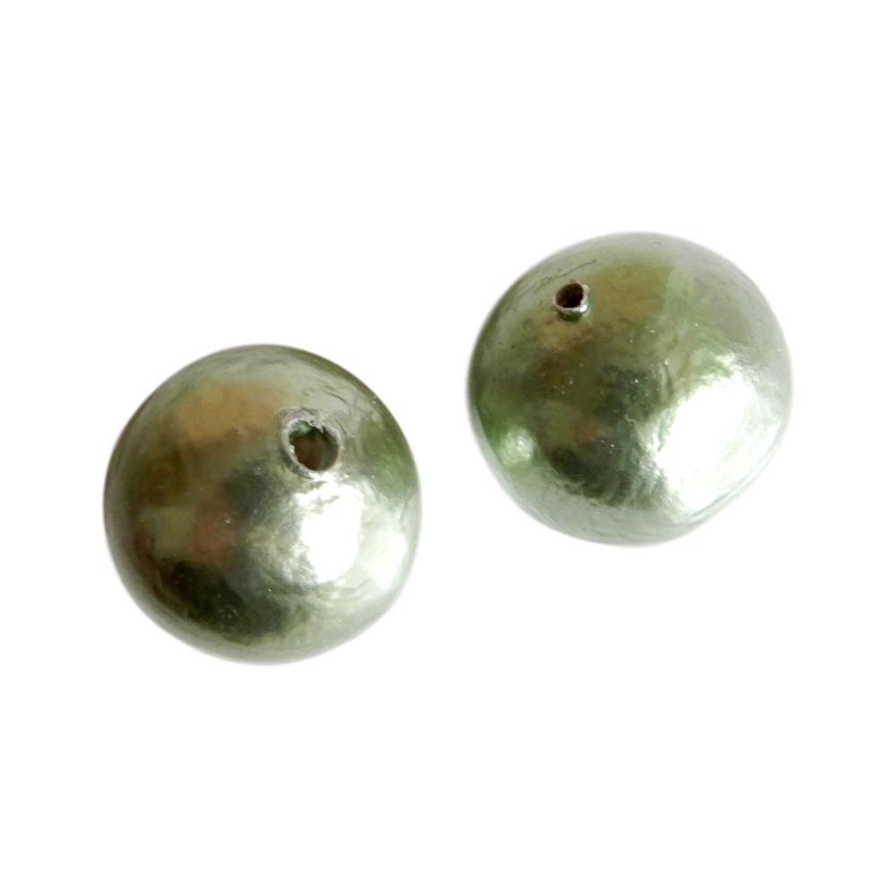 Boule 22 mm Vert pâle nacré