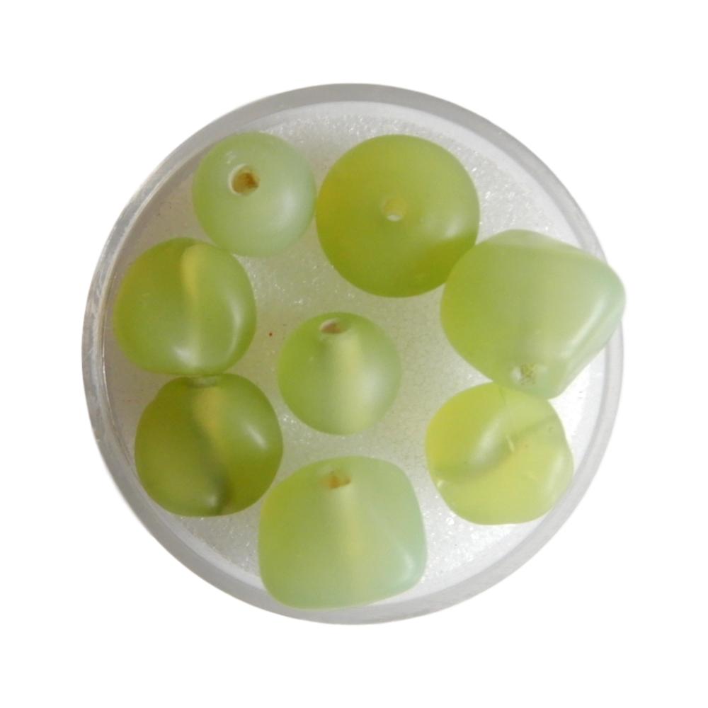Perles en verre Vert clair